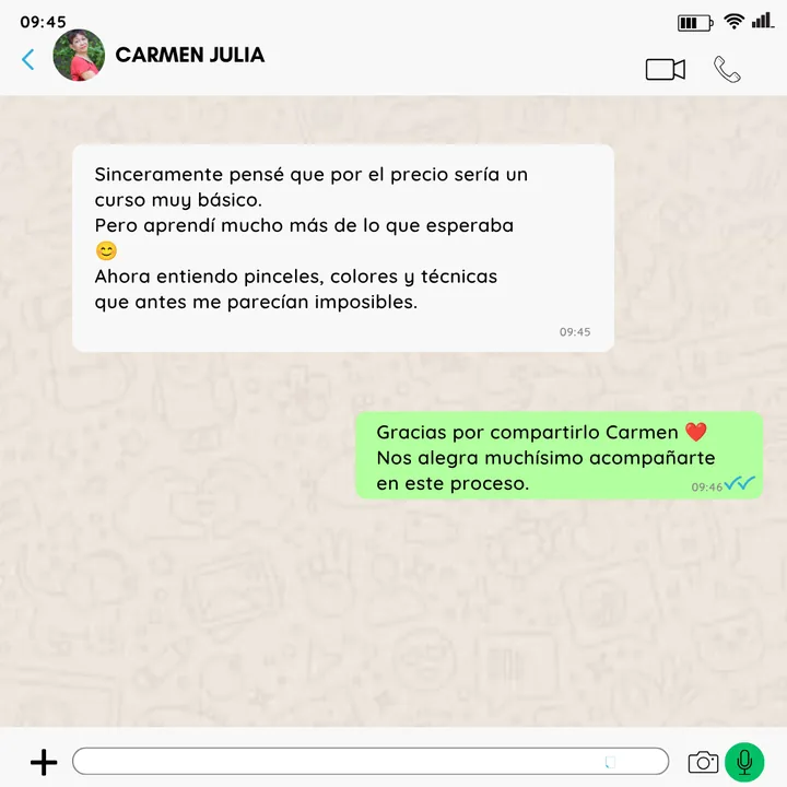 Testimonio de alumna 7